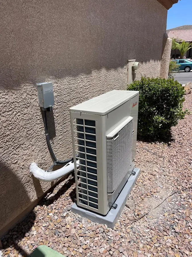 Residential air conditioning condenser unit in Moraga